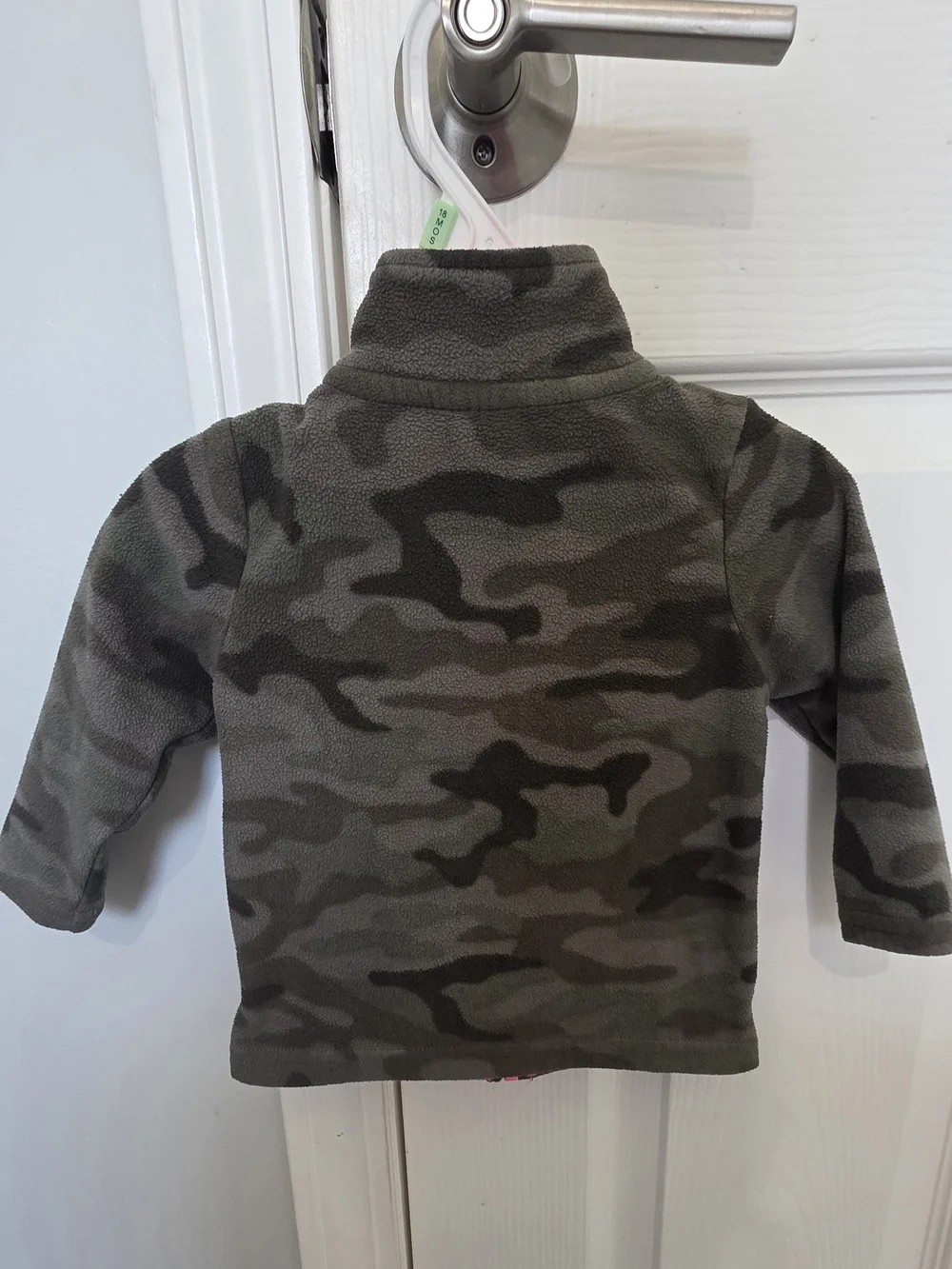 Carter's Pink-Trim Toddler Camo Fleece Jacket